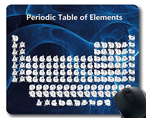 Almohadillas para ratón, Alfombrilla de ratón de Tabla periódica, Profesionales de la química, Alfombrilla Grande de Goma Gruesa