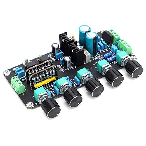 Alto rango dinámico de alta precisión 2604 AD827 Módulo de control de volumen de placa de tono de preamplificador estéreo actualizado para componente de amplificador DIY