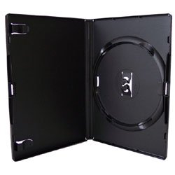 Amaray - Juego de fundas para DVD, CD y Blu-ray (50 unidades), color negro