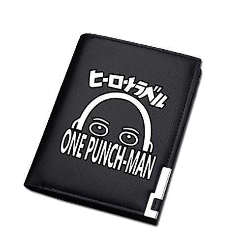 Anime Cartera One Punch Man Cosplay Students Billetero PU Wallet Unisexo Portamonedas Monedero