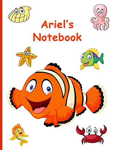 Ariel's Notebook: 7.44" x 9.69", 160 Wide-Ruled Pages