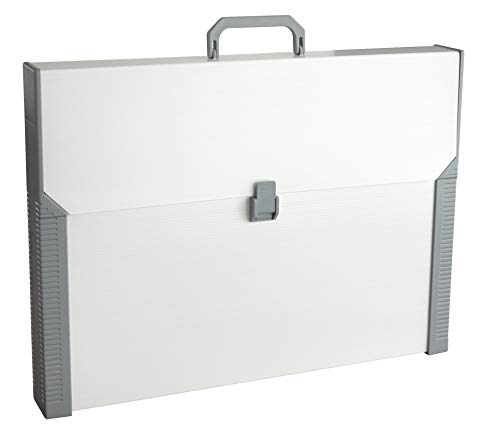 Aristo Studio Case - Maletín de plástico para tablero de dibujo A3, color beige y gris