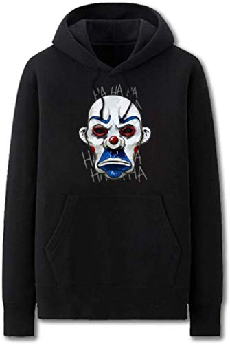 ASSD Sudadera con capucha Joker para hombre, diseño de payaso, edición cómics, superhéroe, guapo y terciopelo (talla M: M)