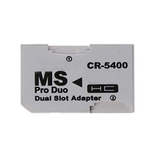 ATATMOUNT Adaptador de Tarjeta de Memoria Adaptador de Tarjetas SDHC Micro SD/TF a MS Pro Duo para Tarjeta PSP