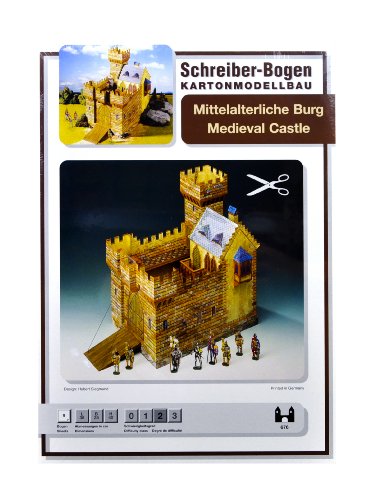 Aue Verlag 38 x 28 x 40 cm Modelo de Castillo Medieval Kit