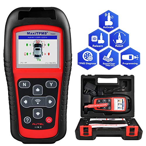 Autel MaxiTPMS TS501 Herramienta TPMS Herramienta de Diagnóstico del Sistema de Monitor de Presión de Neumáticos OBD2 para Activación de Sensores TPMS / TPMS Reaprender / Programación TPMS