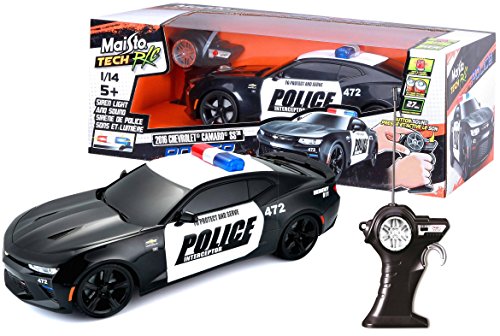 Bburago Maisto France- Chevrolet Camaro SS policía radiocontrolada RC 1/14, M81276