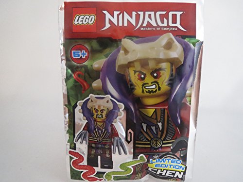 Blue Ocean Lego Ninjago Figura Meister Chen con fiesen garra y 2 x serpentinas – Limited Edition – 891732 – Bolsa de