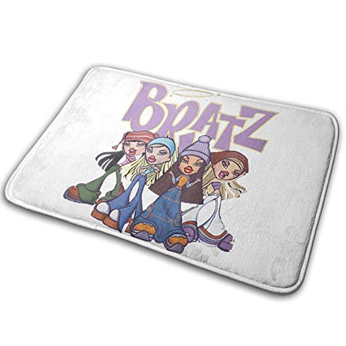 Bratz - Felpudo de bienvenida para interiores y exteriores (39,7 x 59,7 cm)