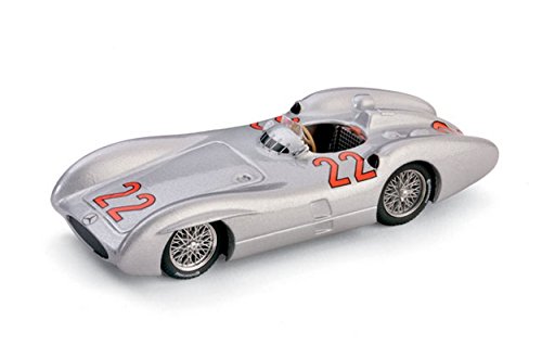 Brumm BM0280C Mercedes W 196 Herrmann 1954 N.22 France GP 1:43 Die Cast Model Compatible con