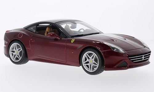 Burago BU16902R Ferrari California T Closed 2014 Amarant Metallic Signature 1:18 Compatible con