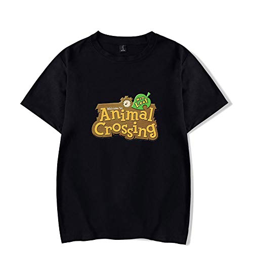 Camiseta De Verano De Manga Corta con Cuello Redondo para Hombre Camiseta con Estampado Animal Crossing Game Jersey Divertido (S-4XL)