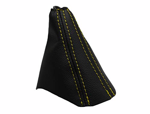 Cargaiter - Funda Palanca de Cambio de Marchas Accesorio Compatible Especifico para Vehículo XC90 I (2002-2014) Cambio Automático (Amarillo)