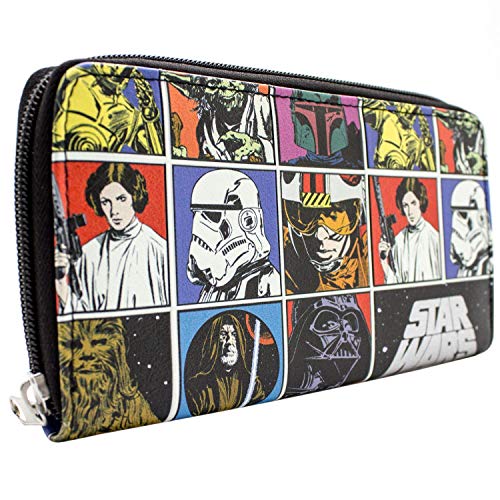 Cartera de Star Wars Retro Original Negro