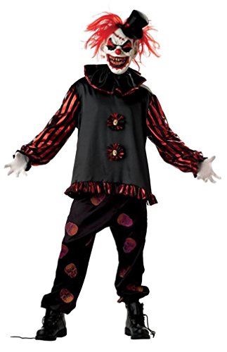 Carver the Killer Clown Halloween scary clown costume - Large (42-46inch chest) (disfraz)