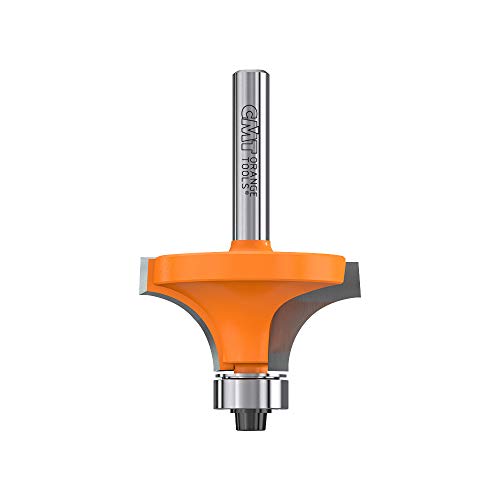 CMT ORANGE TOOLS 938.380.11 Fresa r.concavo con rodam. hm s 8 d 38.1 r 12.7, Grigio/Arancio