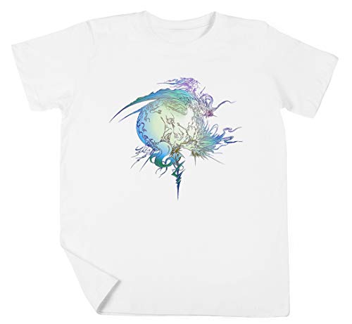 Cristal Niño Niña Unisexo Blanco Camiseta Manga Corta Kids White T-Shirt