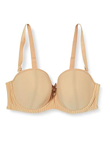 Curvy Kate Luxe Strapless Bra, Sujetador Multiposiciones para Mujer, Beige (Biscotti), 60K (Talla del Fabricante: 28H)