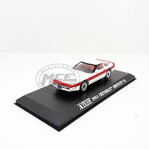 Desconocido 1/43 Chevrolet Corvette C4 1984 L'AGENCE Tous RISQUES Equipo A Greenlight