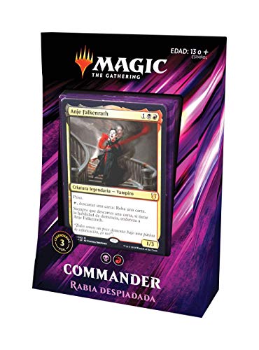 Desconocido Magic: The Gathering Commander 2019 Deck - Rabia Despiadada (Español)