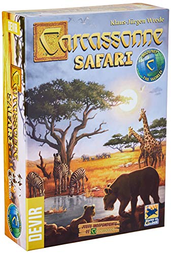 Devir- Carcassonne Safari - Juego de Mesa, Color (BGCARSA)