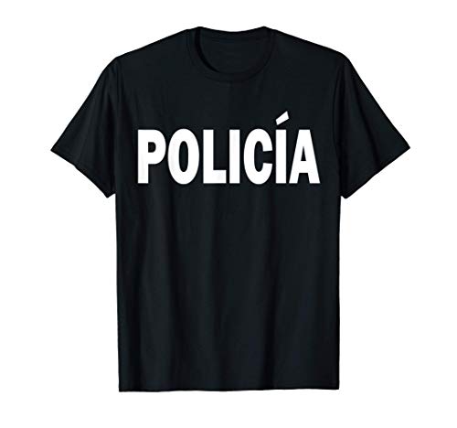 Disfraz de policía para oficial de policía de Halloween Camiseta