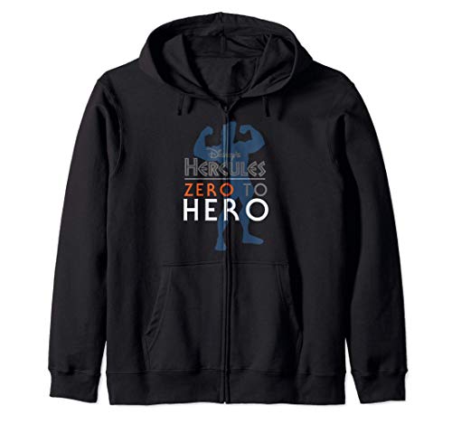 Disney Hercules Zero To Hero Silhouette Sudadera con Capucha