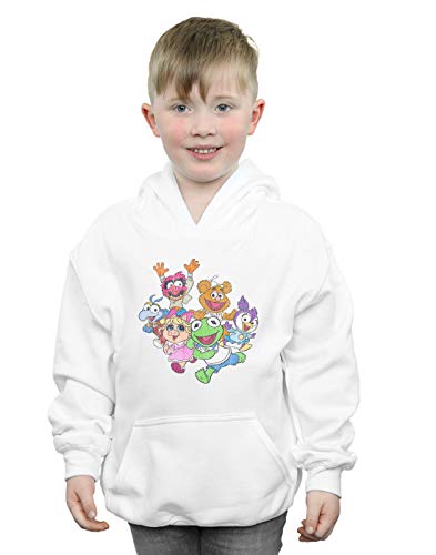 Disney Niños The Muppets Muppet Babies Colour Group Capucha Blanco 5-6 Years