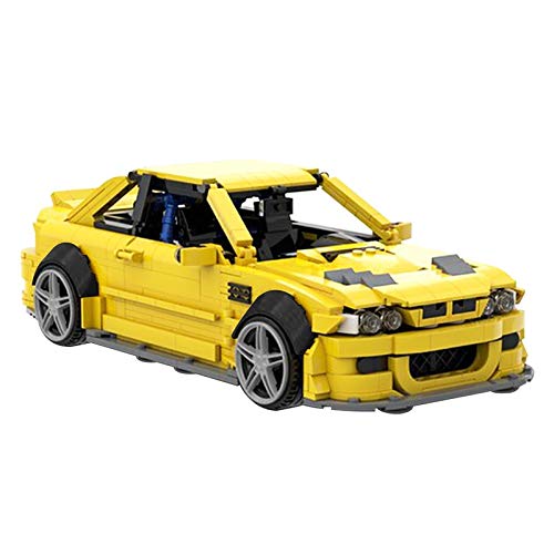 E46 M3 Cabriole Supercar Racers Vehículos Deportivos Coche Ajuste 49496 Modelo Técnico Bloques de Construcción de Ladrillos Juguetes Regalo Niño