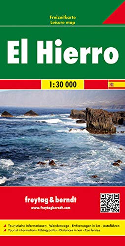 El Hierro, mapa de carreteras. Escala 1:30.000. Freytag & Berndt.: Toeristische wegenkaart 1:30 000: AK 0524 (Auto karte)