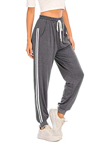 Enjoyoself Pantalón Largos Mujer Chándal Deporte para Yoga Running Fitness Jogging Danza Pijama de Interior Grandes Deportivos Casuale