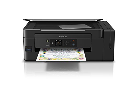 Epson ET-2650 EcoTank Impresora de inyección de tinta 3 en 1, Wifi, pantalla LCD, Negro