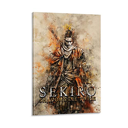 ERTEF Sekiro Shadows Die Twice S - Lienzo decorativo para pared (30 x 45 cm)