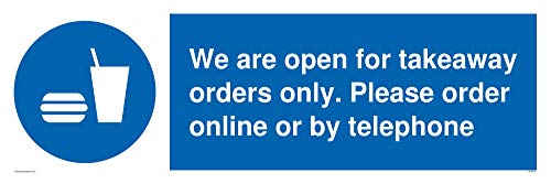 Estamos abiertos para pedidos de comida para llevar solamente. Por favor, ordene en línea o por teléfono
