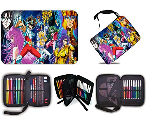 ESTUCHE CABALLEROS DEL ZODIACO ANIME scholar case