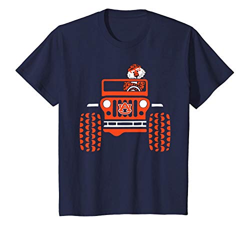 Fashion – Camiseta Auburn Tigers Jeep Jeep Car and Mascot Apparel Multicolor XXL