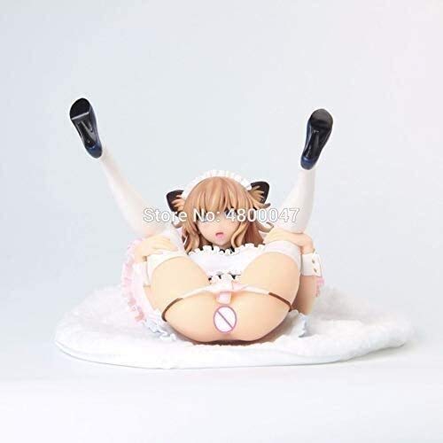 Figura animado Skytube Momo Nekoyanagi Ilustración por Kurehito Misaki 1/6 Escala 14CM figura de acción de Colección bonita del modelo del carácter del traje de la criada de la muchacha estatua Juguet