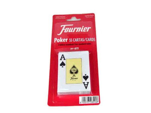 Fournier - Baraja Poker Ingles, 55 Cartas en blíster