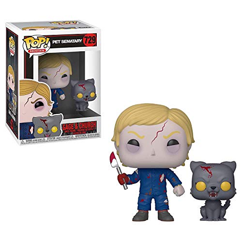 Funko- Pop & Buddy Vinilo Pet Sematary Undead Gage & Church Figura Coleccionable, Multicolor, Talla única (37628)