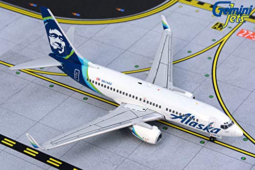 GeminiJets GJASA1871 1:400 Alaska Airlines Boeing 737-700 Modelo de avión