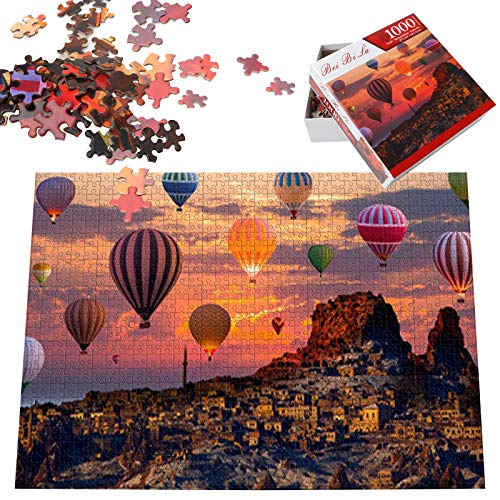 GUBOOM 1000 Piezas de Rompecabezas, Juguetes Inteligentes para Adultos y Niños, Puzzles Souvenir Regalo para Adolescentes y Adultos, Desafío de Rompecabezas (Color 2)