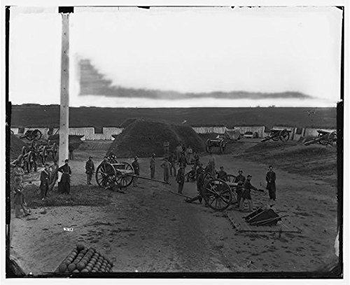 Historic Photographs, LLC Foto: American Civil War, Arlington, Virginia, VA, Fort C.F. Smith, Gun Crew, Nueva York Tamaño: 8x10