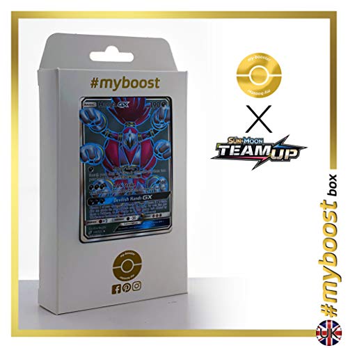 Hoopa-GX 166/181 Full Art - #myboost X Sun & Moon 9 Team Up - Coffret de 10 Cartes Pokémon Aglaises