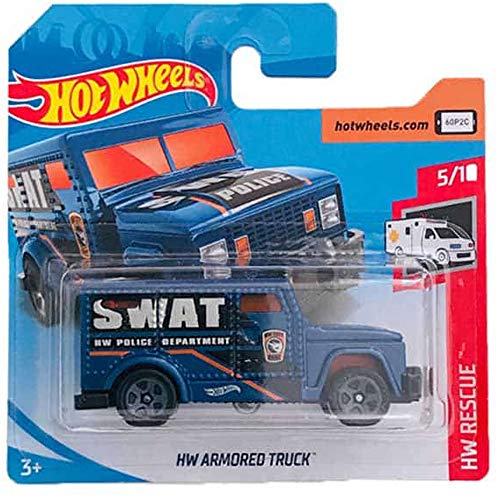 Hot Wheels Armored Truck HW Rescue 5/10 182/250 Long Card 2019