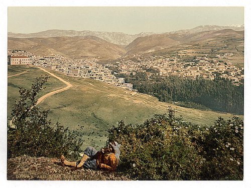 Infinite Photographs Foto: General View, Zahleh, Holy Land, (es Decir, Zahlah, Libanés)