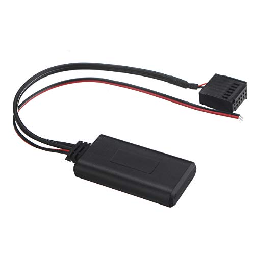 JenNiFer Adaptador Bluetooth 12Pin Cable Aux 12V para Ford Focus Fiesta Monde