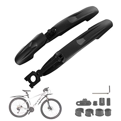 Juego de guardabarros para bicicleta de montaña Mudguard, guardabarros delantero y trasero, protección contra salpicaduras, fácil instalación