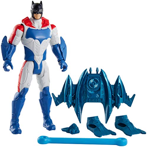 Justice League - Power Slingers Batman,15 cm (Mattel FNY58) , color/modelo surtido