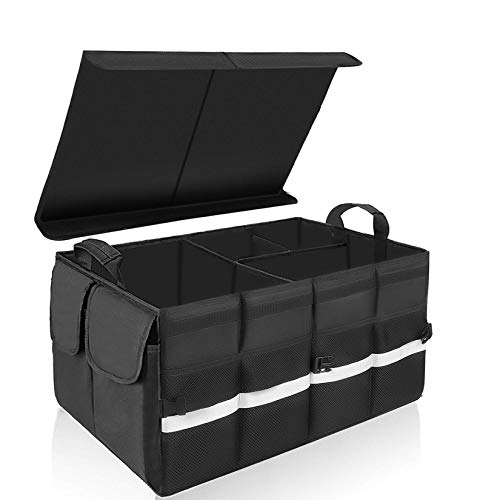 KEAFOLS Organizador Maletero Coche, Bolsas para Maletero del Coche Organizador Plegable de Tejido Oxford Impermeable Bolsa Maletero Caja de Almacenamiento Furgoneta para Coche