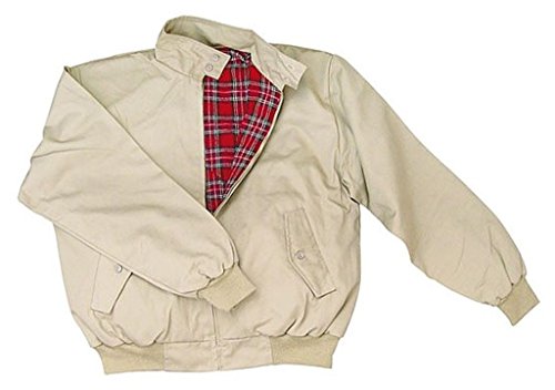 Knightsbridge Harrington - Chaqueta para hombre, de otoño, tipo piloto Beige beige S